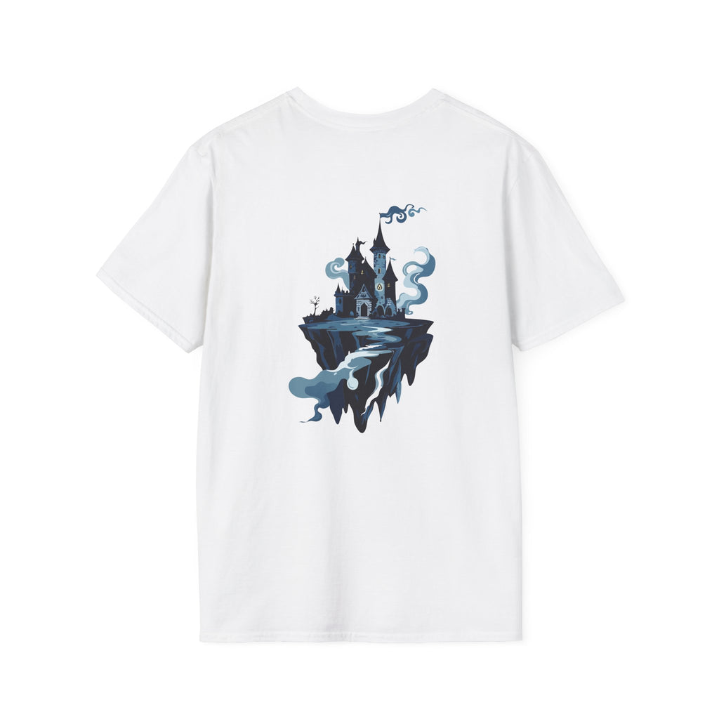 Haunted Floating Castle T-Shirt Spooky Gothic Fantasy Tee