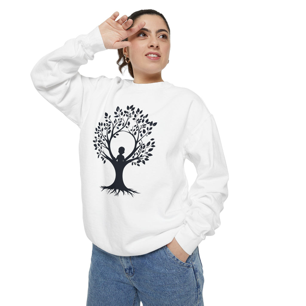 Tree of Life Sweatshirt Yoga Meditation Spiritual Crewneck