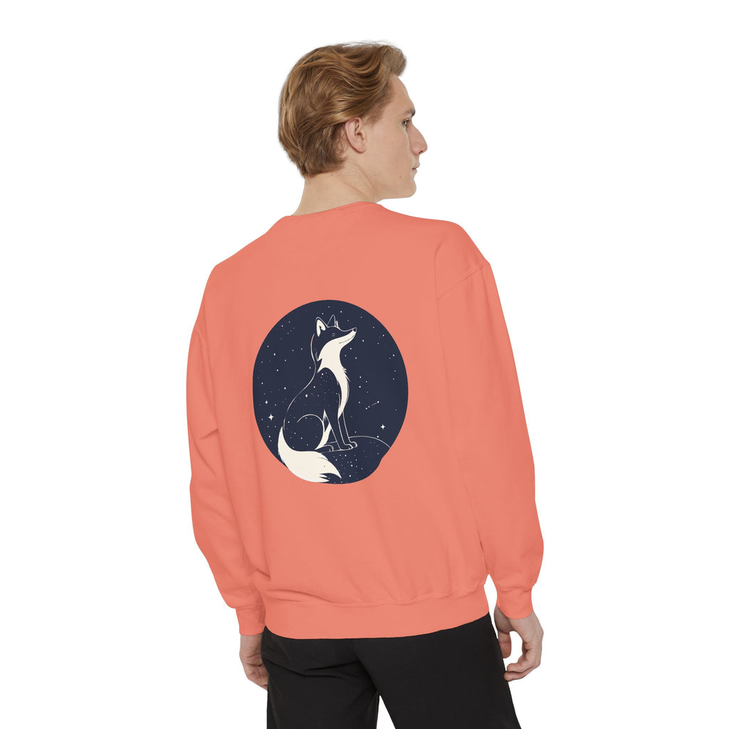 Fox Moon Sweatshirt Vintage Celestial Fox Crewneck