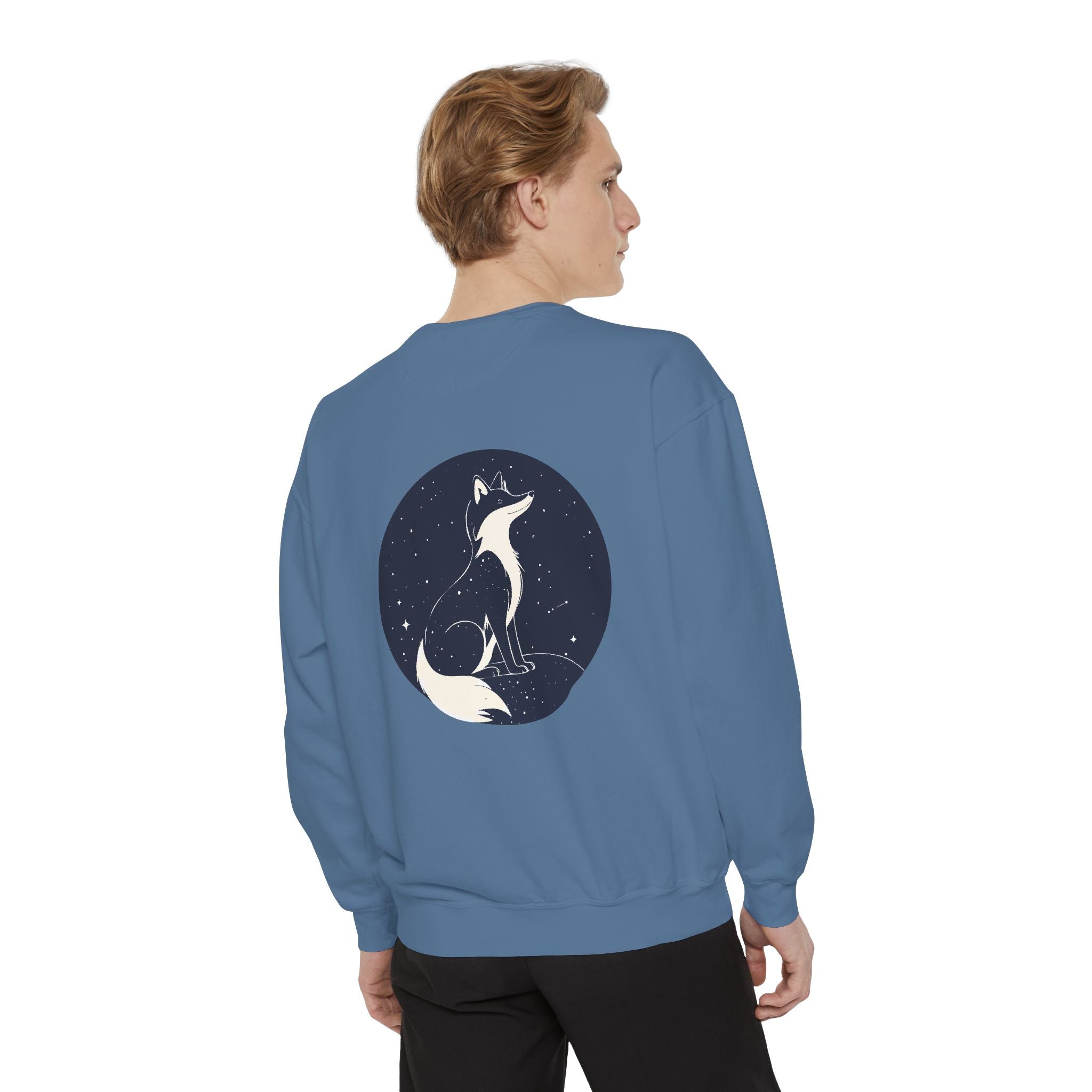 Fox Moon Sweatshirt Vintage Celestial Fox Crewneck