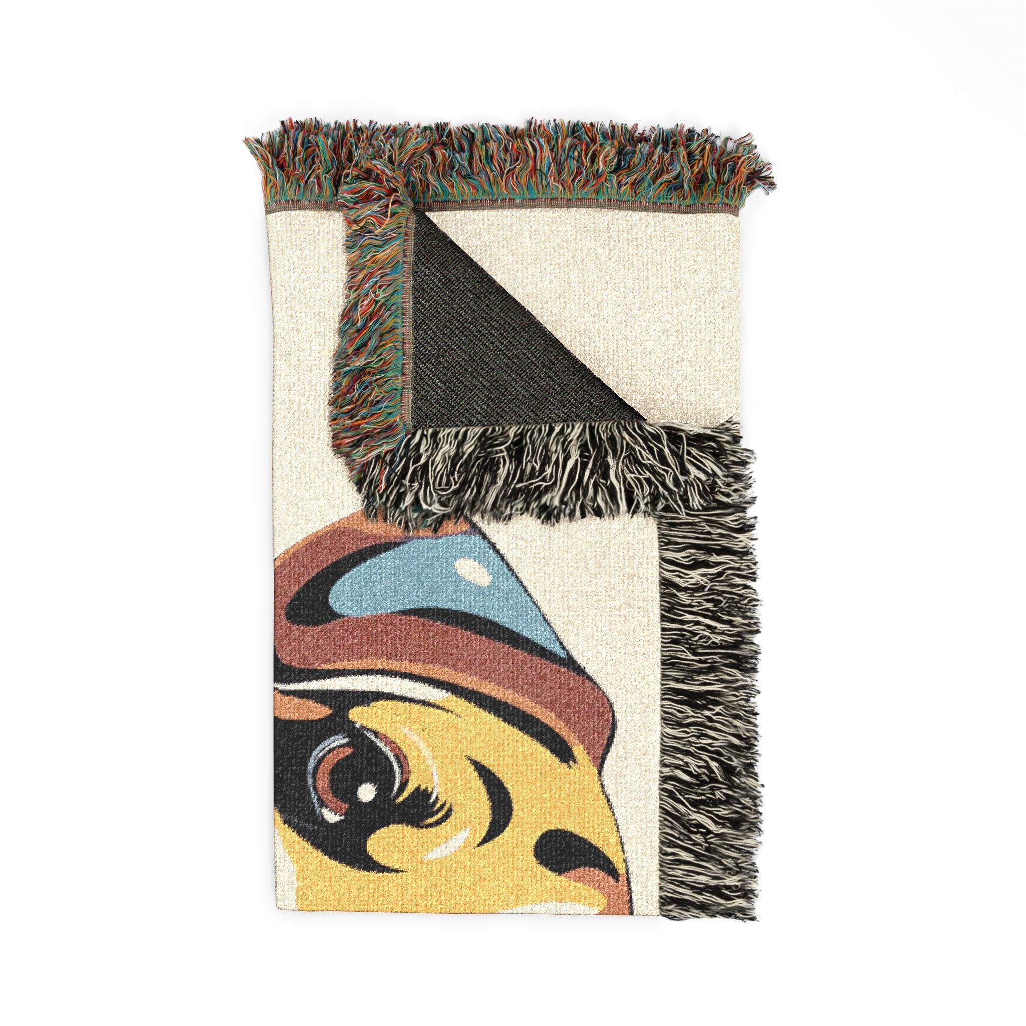 Woven Dripping Pop Art Dog Woven Blanket Painterly Comfort Edition