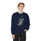 Floating Haunted Castle Sweatshirt Gothic Floating Island Crewneck
