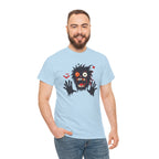 Monster Face T-Shirt Scary Creepy Graphic Tee (Halloween)