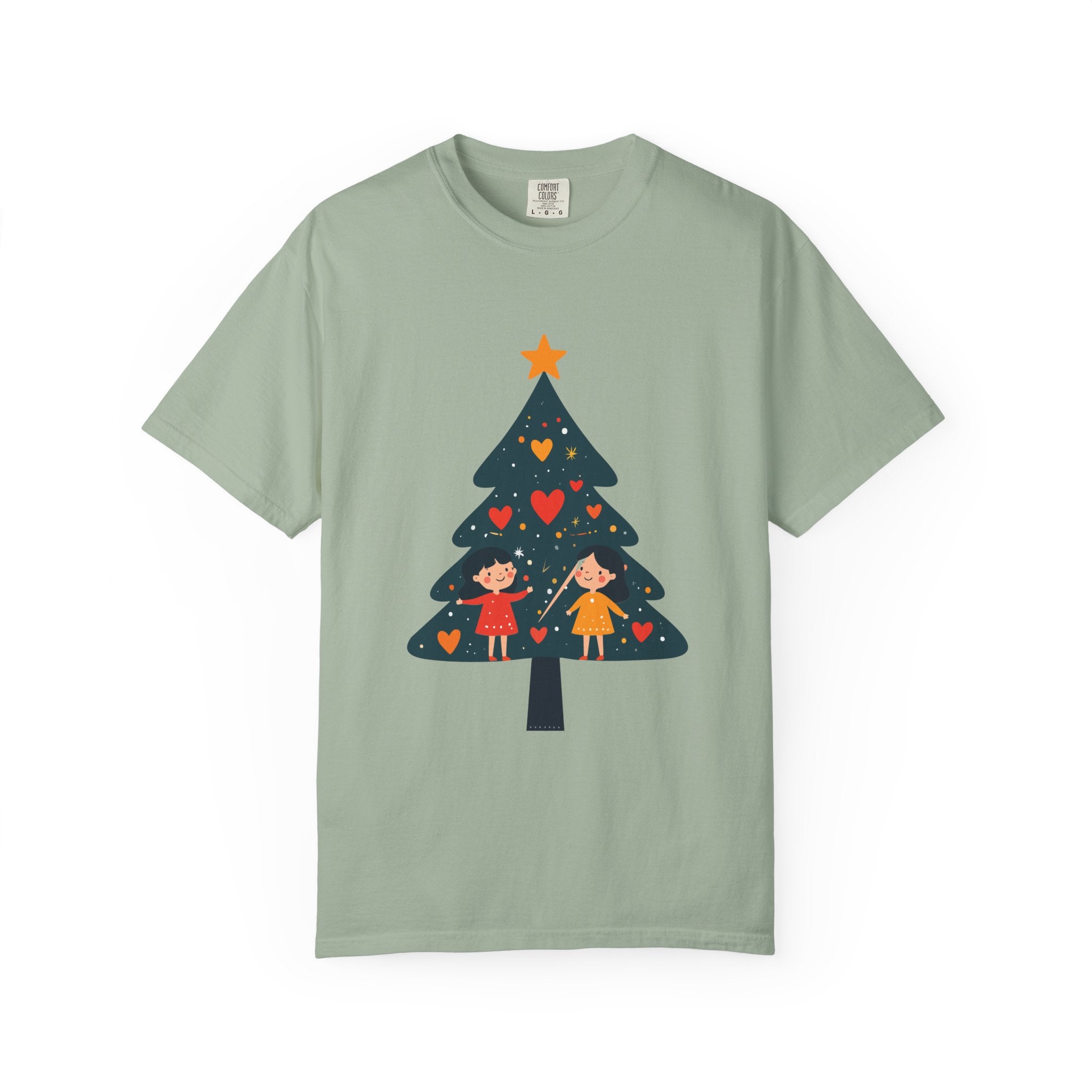 Christmas Tree Kids Graphic T-Shirt — Holiday Family Tee
