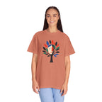 Tree of Faces T-Shirt Colorful Abstract Tree Graphic Tee