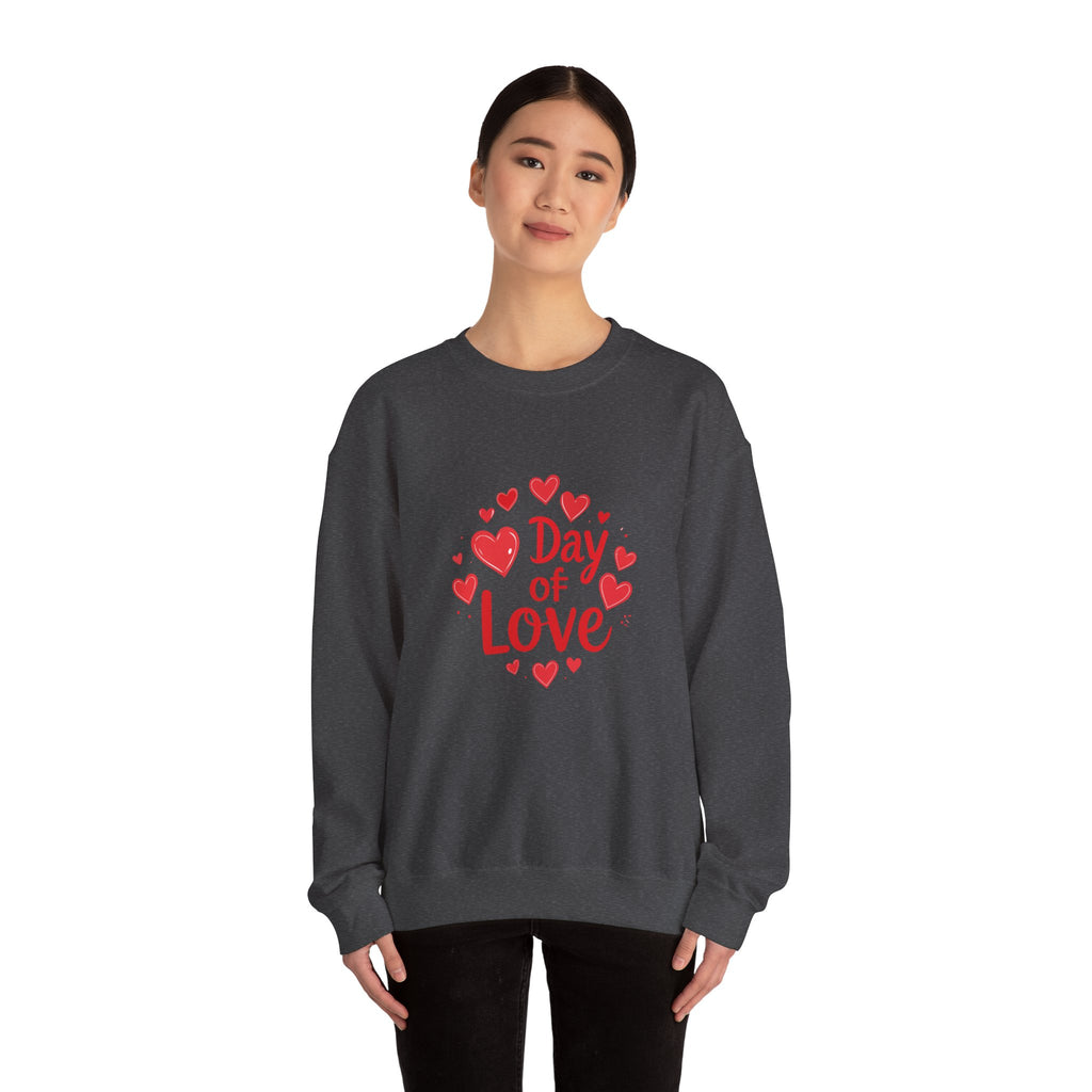Christmas and Valentine "Day of Love" Crewneck Sweatshirt