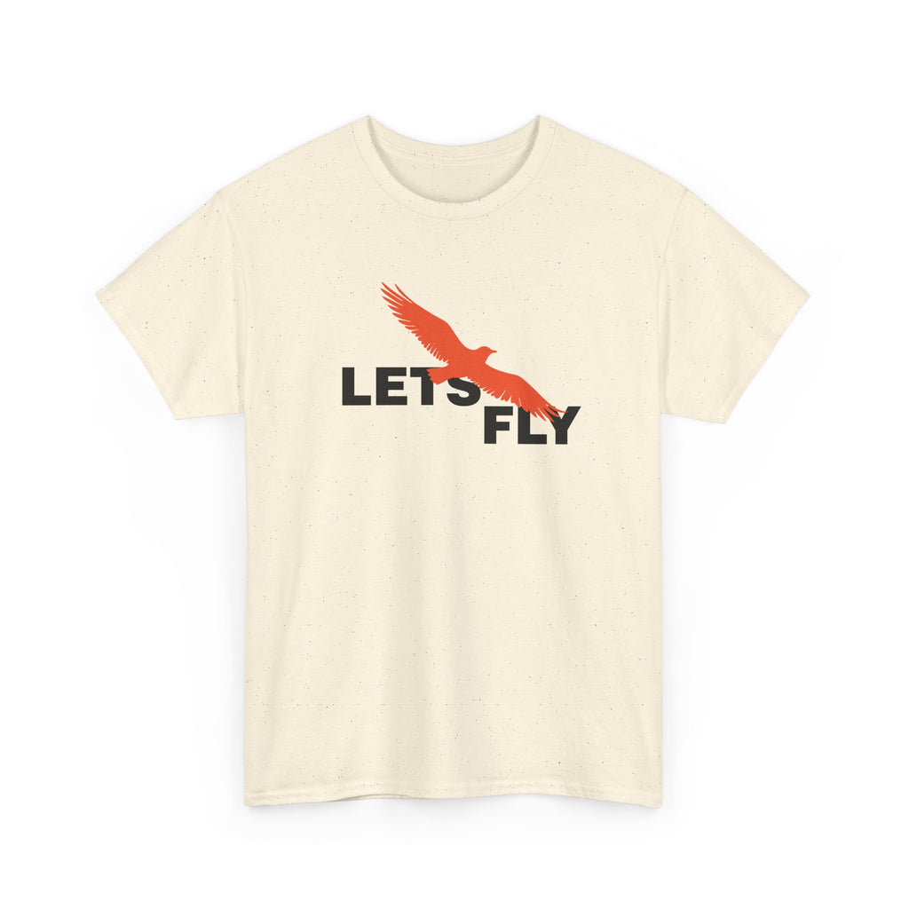 Lets Fly T-Shirt — Minimal Bird Graphic Tee