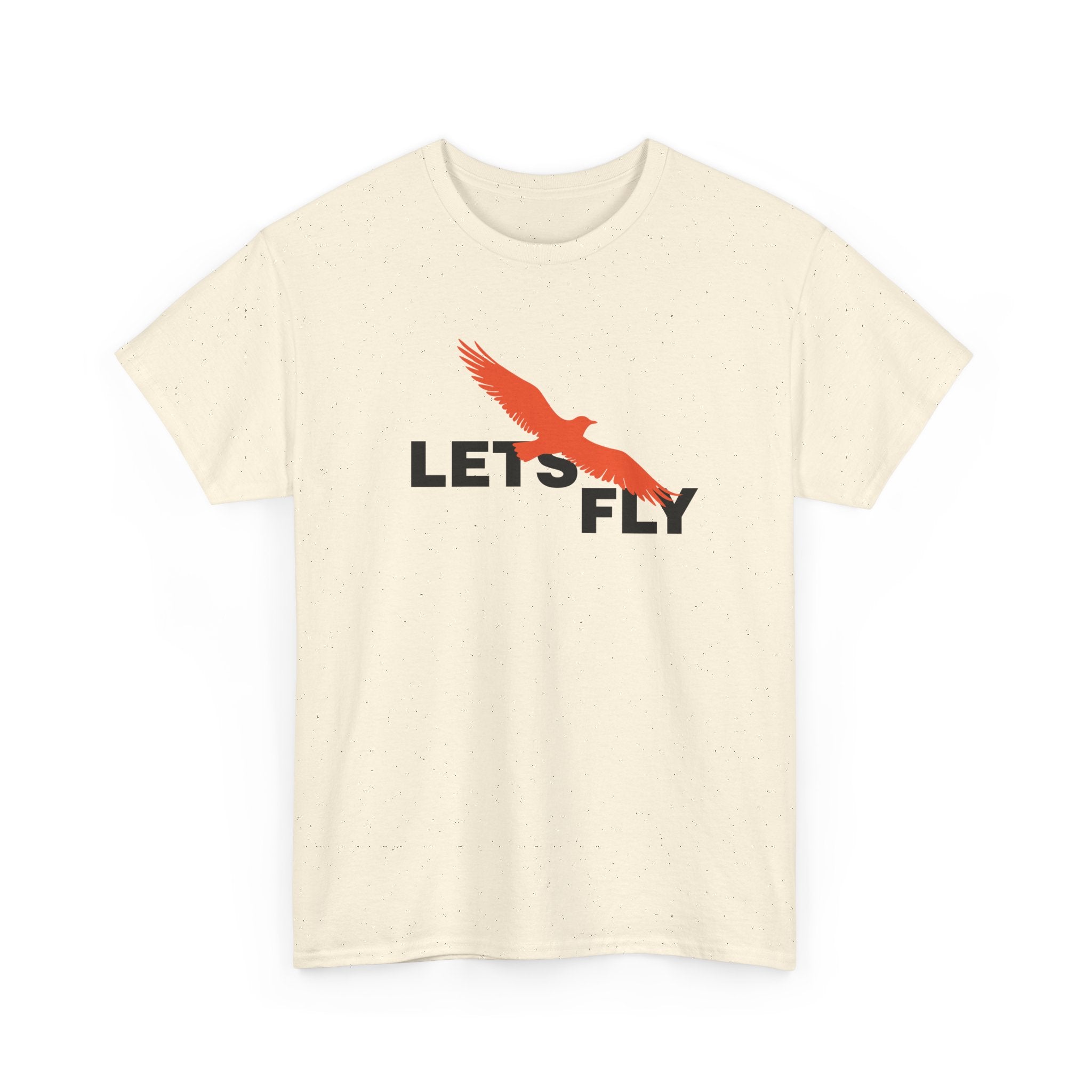 Lets Fly T-Shirt — Minimal Bird Graphic Tee