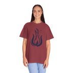 Flame Emblem T-Shirt Minimal Fire Graphic Tee