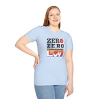 T-Shirt "Zero Compromise Love" Bold Graphic Typography Tee