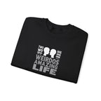 Crewneck Sweatshirt "Two Weirdos One Amazing Life" Couple Graphic