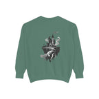 Floating Haunted Castle Sweatshirt Gothic Floating Island Crewneck