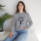 Crewneck Sweatshirt Tree of Life Yoga Silhouette