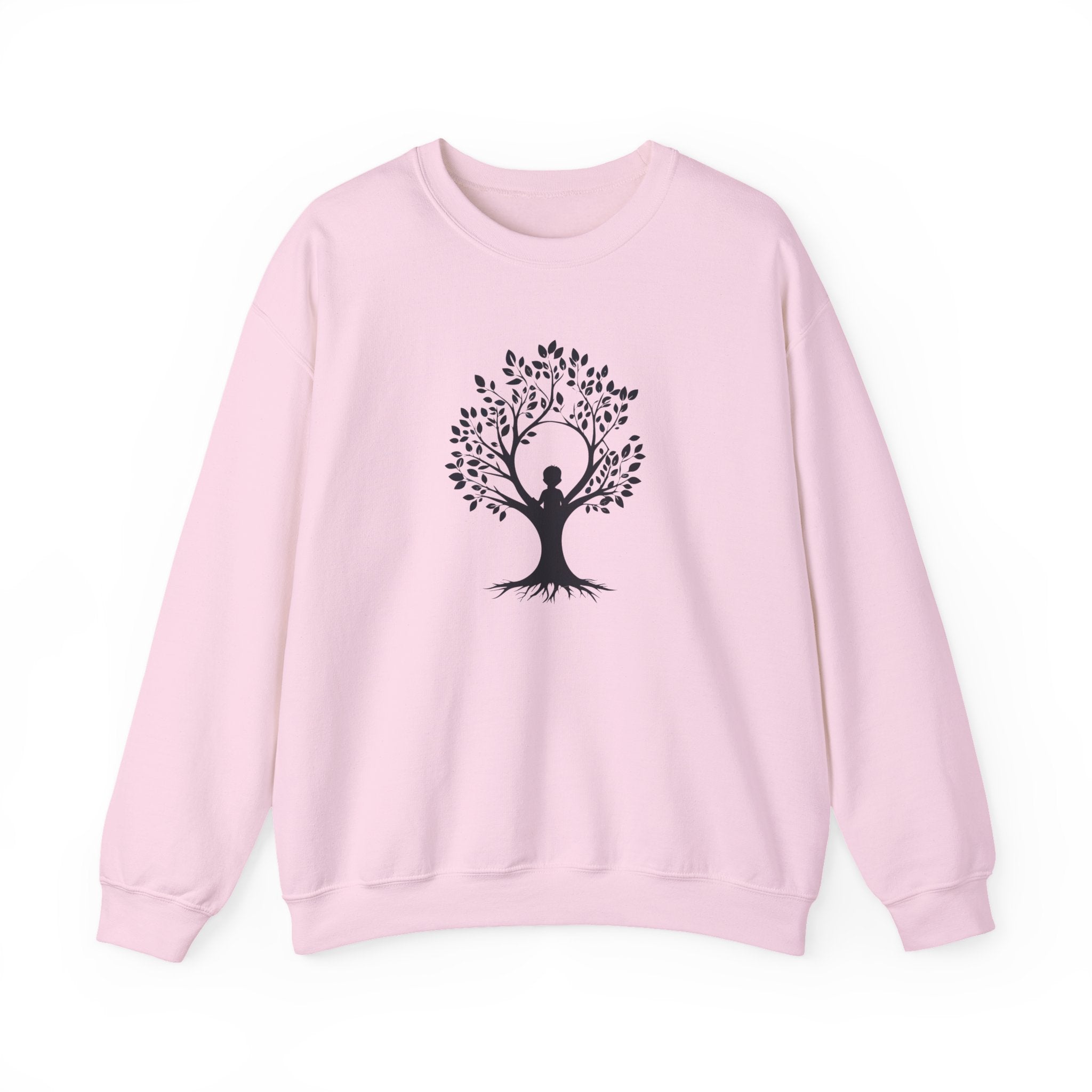 Crewneck Sweatshirt Tree of Life Yoga Silhouette