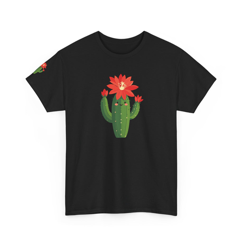 Cactus Bloom T-Shirt Cute Flowering Cactus Graphic Tee