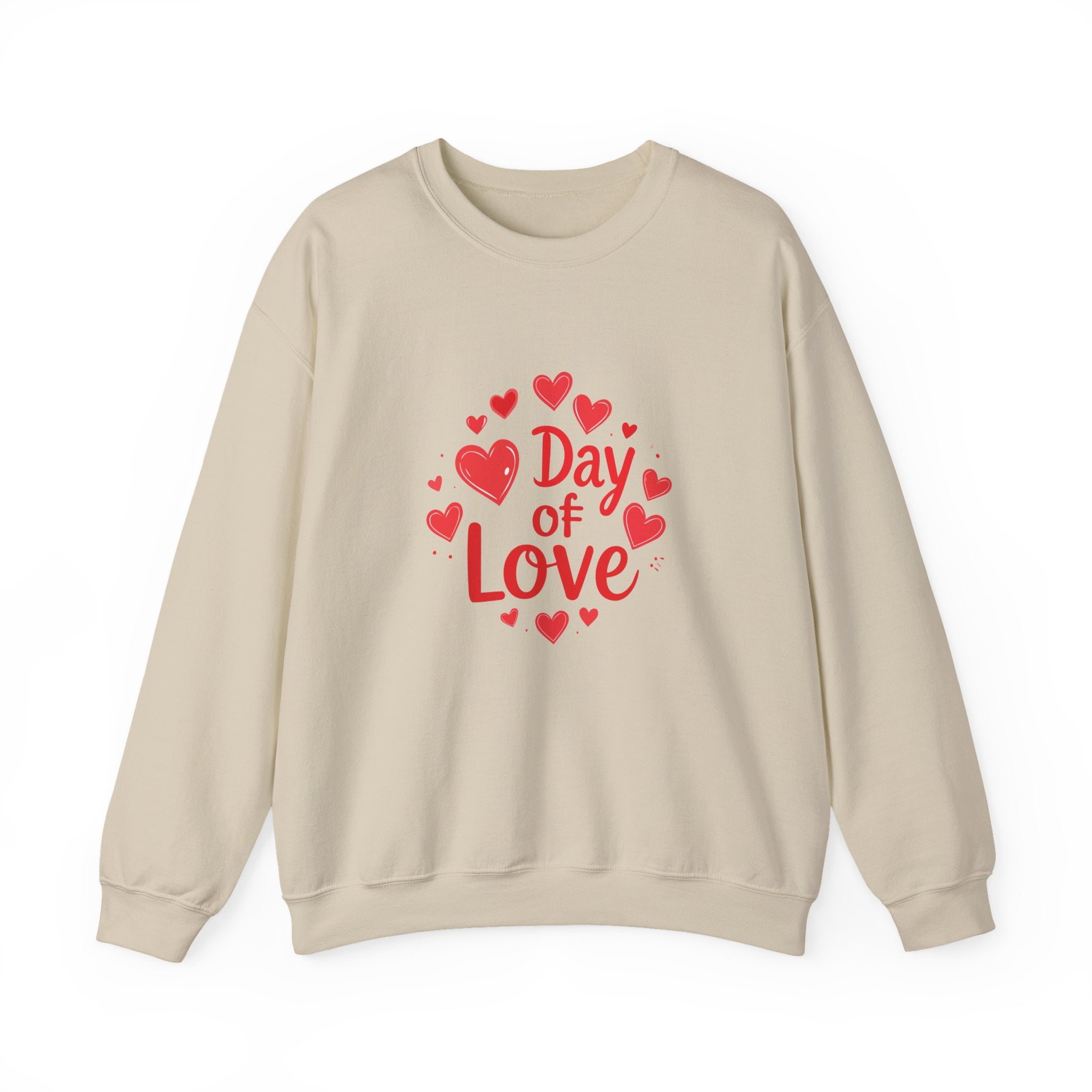 Christmas and Valentine "Day of Love" Crewneck Sweatshirt