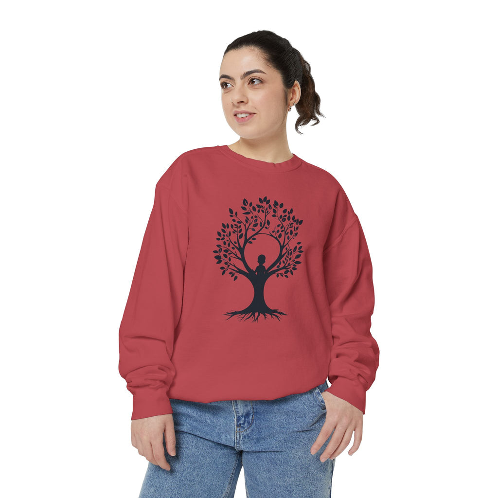 Tree of Life Sweatshirt Yoga Meditation Spiritual Crewneck