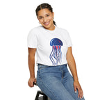 Jellyfish Graphic T-Shirt Nautical Ocean Sea Life Tee