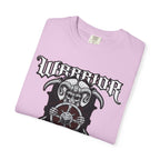 Warrior Ram Crest T-Shirt Viking Helm & Shield Graphic