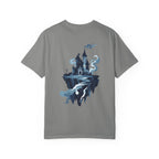 Floating Haunted Castle T‑Shirt Spooky Gothic Fantasy Tee