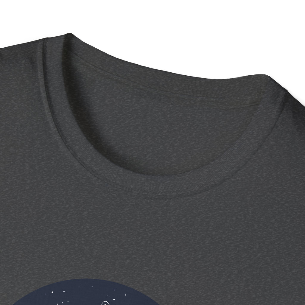 Fox Moon T‑Shirt Minimal Night Sky Fox Graphic Tee