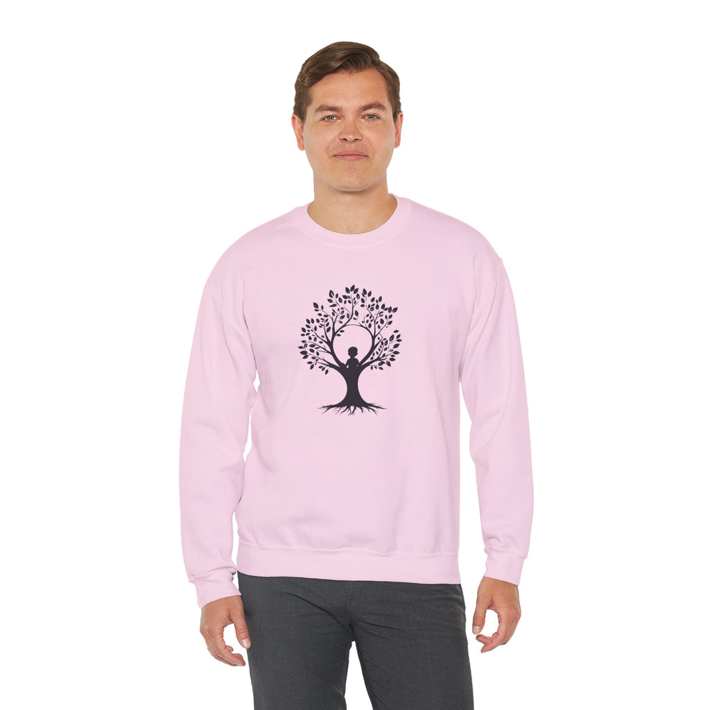 Crewneck Sweatshirt Tree of Life Yoga Silhouette