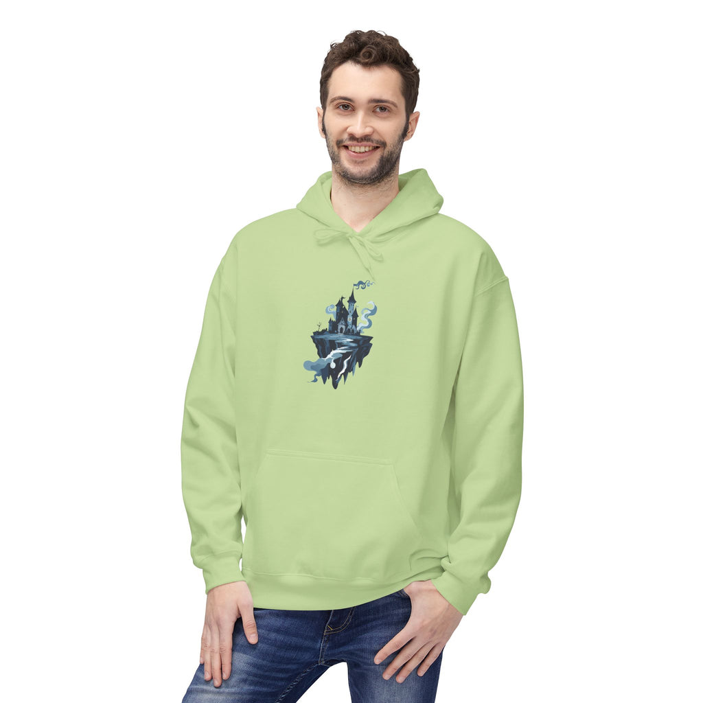 Floating Castle Hoodie Gothic Fantasy Graphic Pullover