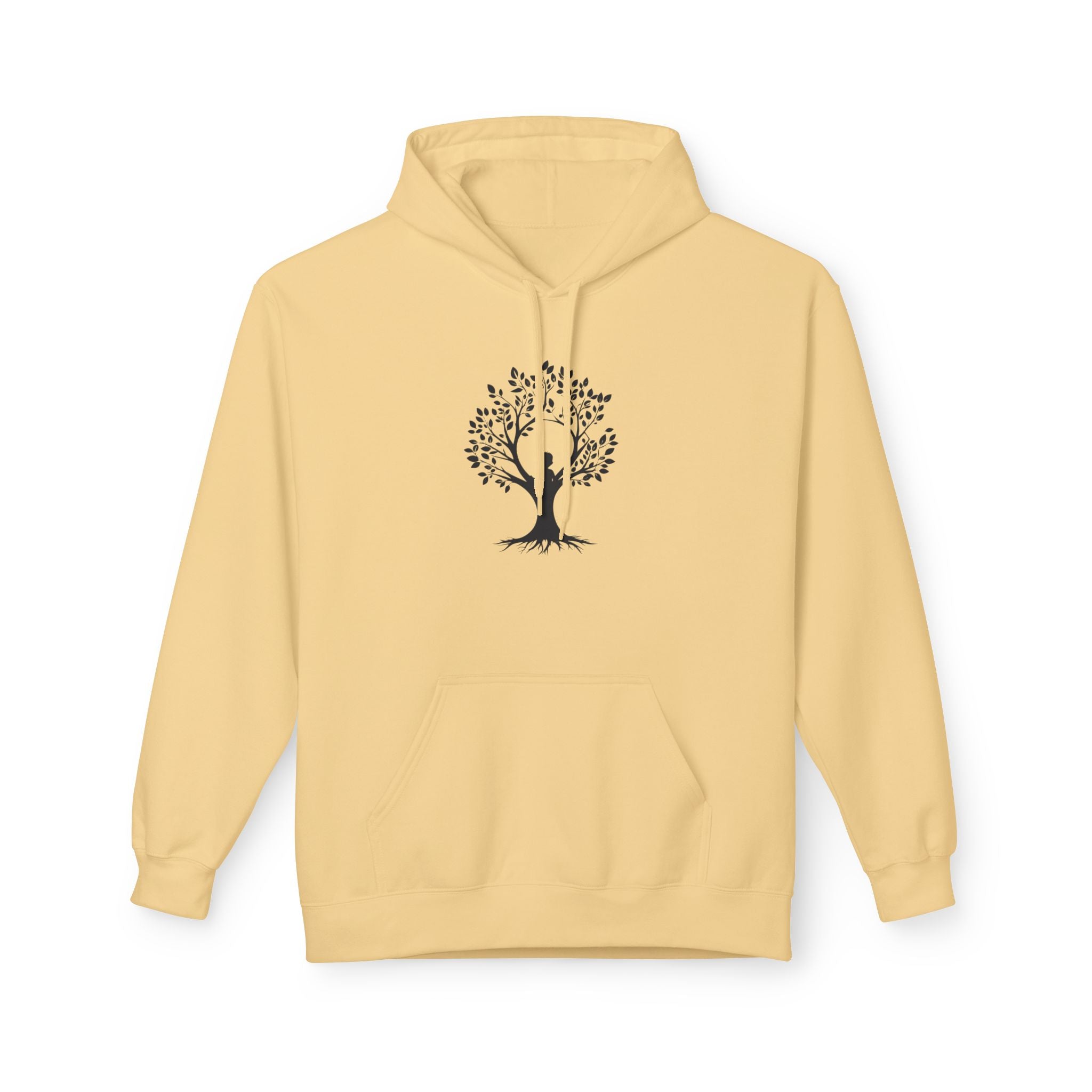 Tree of Life Hoodie Minimal Botanical Graphic Pullover