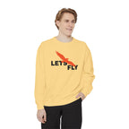 Let's Fly Sweatshirt — Graphic Bird Crewneck for Adventure Lovers