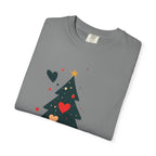 Christmas Tree Hearts T-Shirt — Cute Holiday Tree with Hearts Graphic