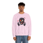 Halloween Monster Crewneck Sweatshirt Spooky Cute Monster Graphic