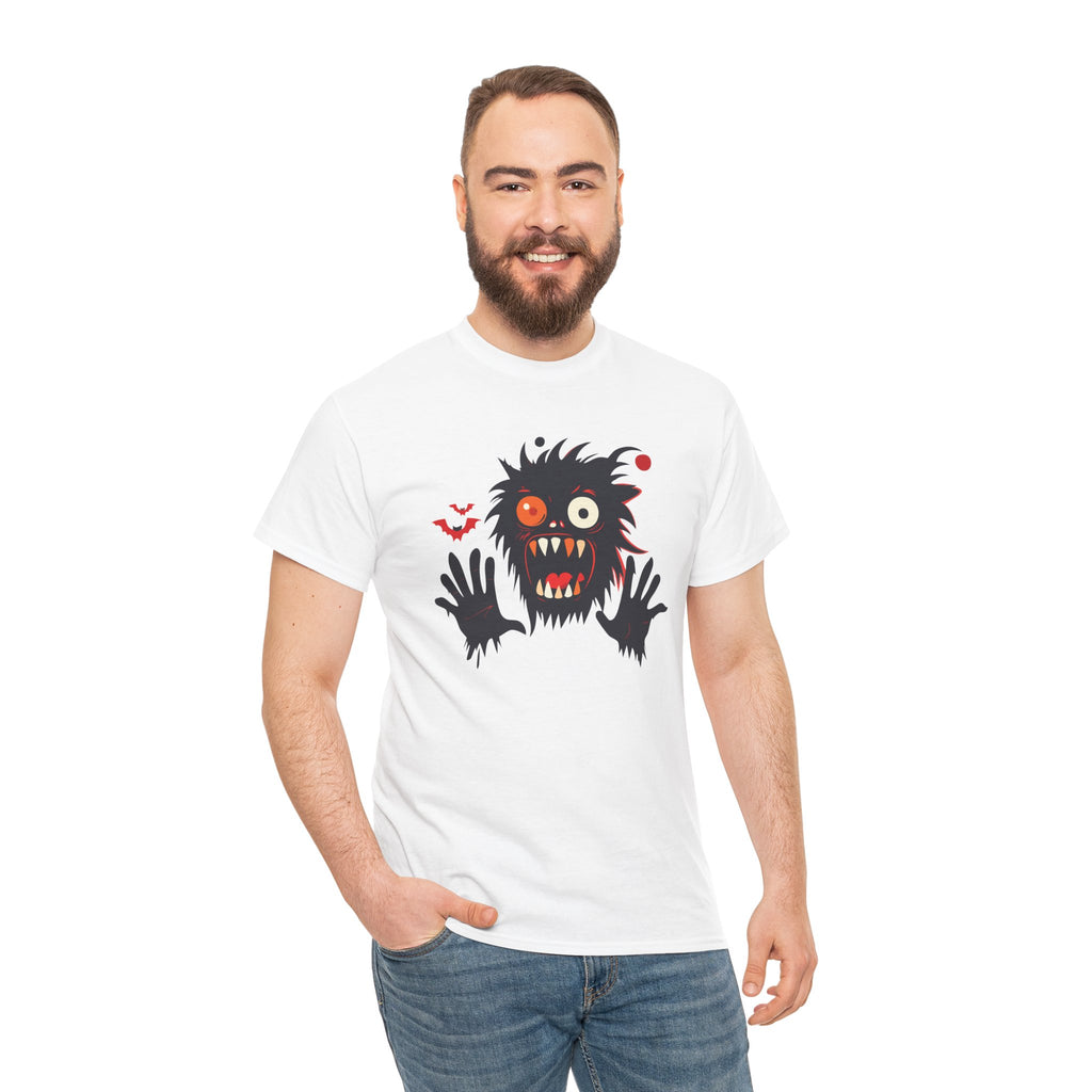 Monster Face T-Shirt Scary Creepy Graphic Tee (Halloween)
