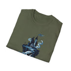 Haunted Floating Castle T-Shirt Spooky Gothic Fantasy Tee
