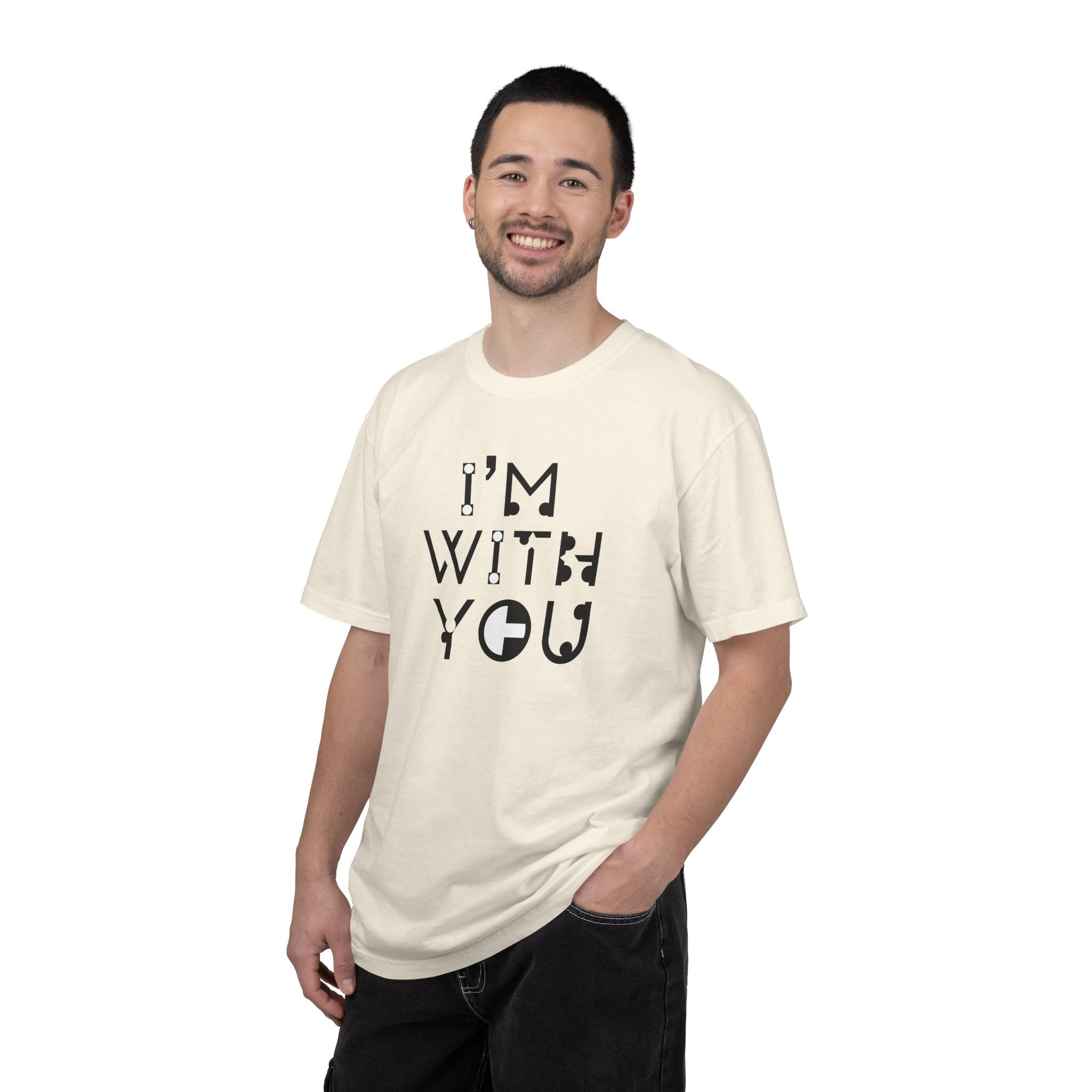 I’m With You Graphic T‑Shirt Bold Typography Tee
