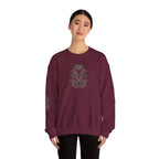 Dragon Ouroboros Crewneck Sweatshirt Gothic Snake Infinity Design