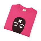 Masked Star Tee  Minimalist Black Mask Graphic T-Shirt