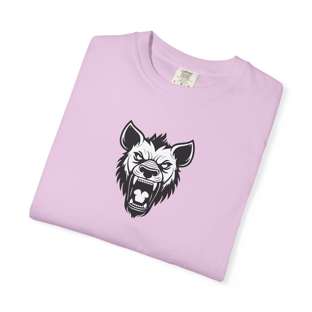 Hyena Graphic Tee Fierce Roaring Head Shirt