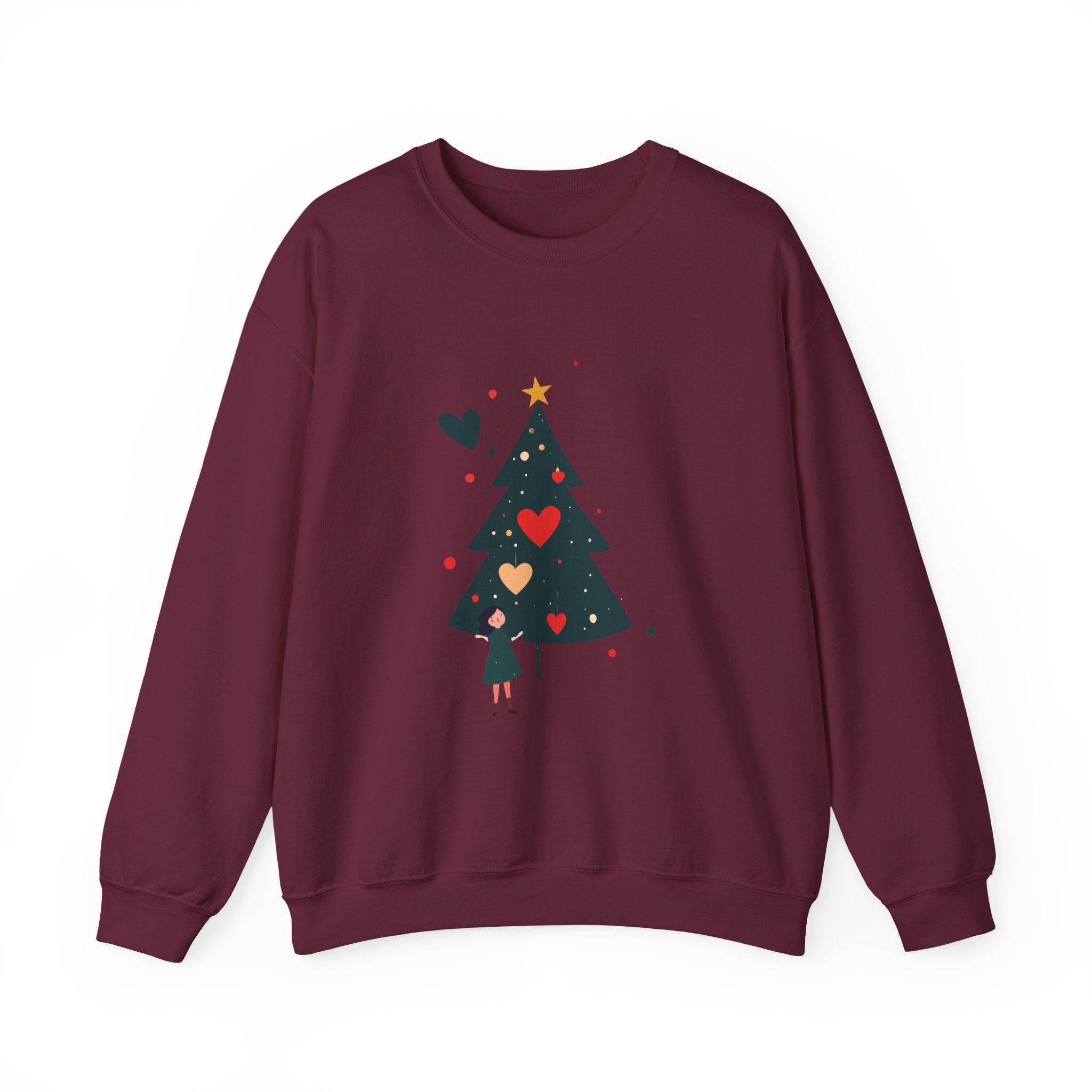 Christmas Tree Heart Sweatshirt