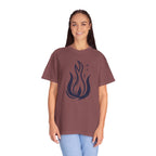 Flame Emblem T-Shirt Minimal Fire Graphic Tee