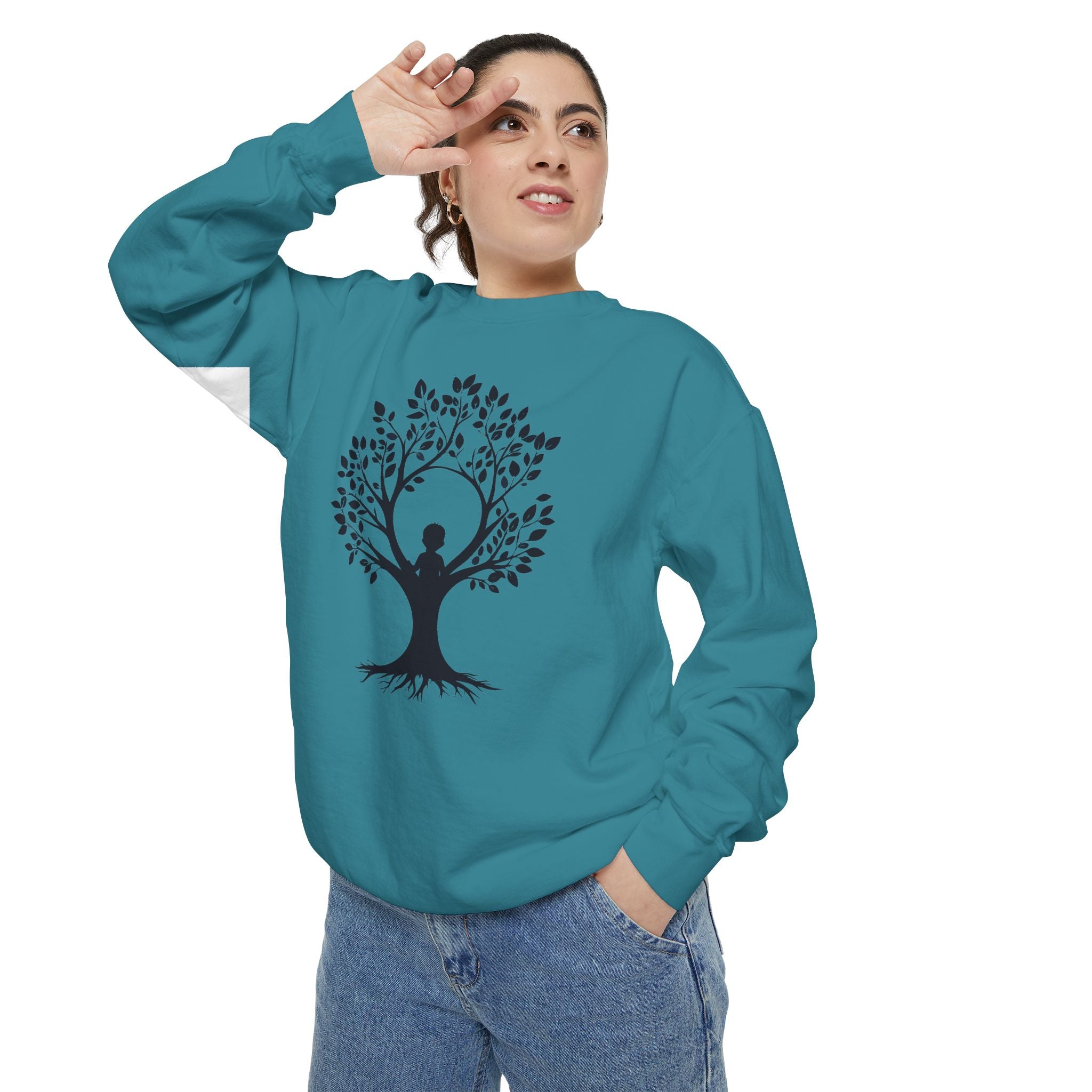 Tree of Life Sweatshirt Yoga Meditation Spiritual Crewneck