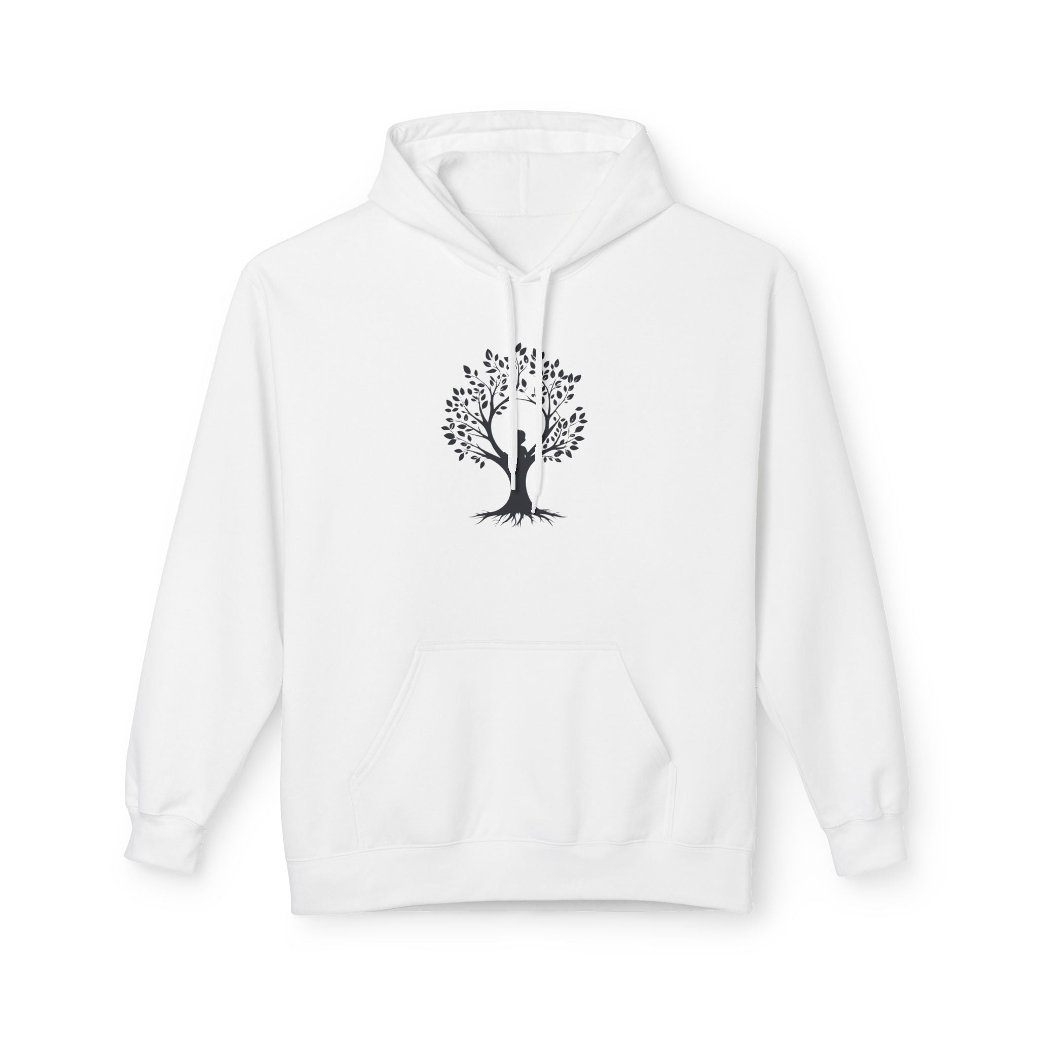 Tree of Life Hoodie Minimal Botanical Graphic Pullover