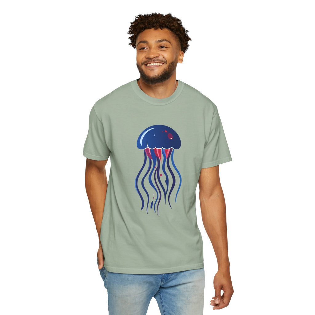 Jellyfish Graphic T-Shirt Nautical Ocean Sea Life Tee