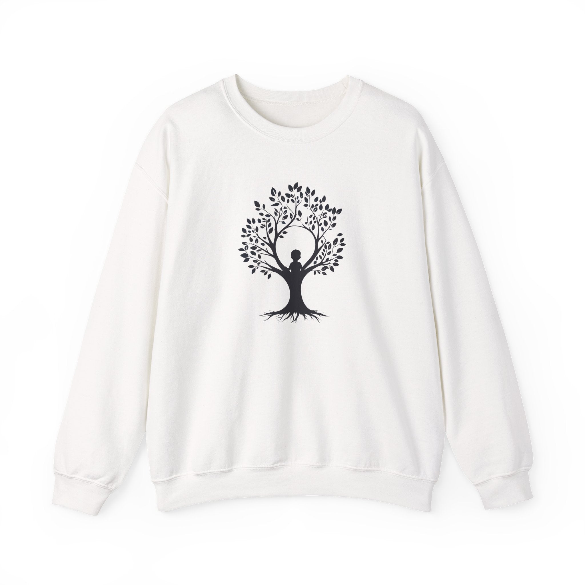 Crewneck Sweatshirt Tree of Life Yoga Silhouette
