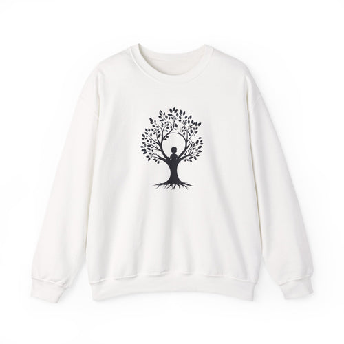 Crewneck Sweatshirt Tree of Life Yoga Silhouette