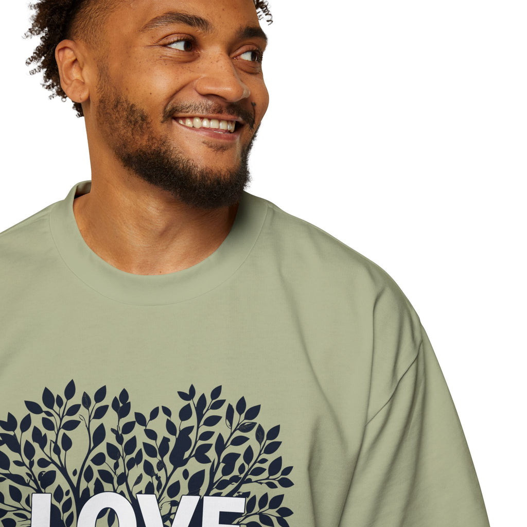 Love Tree Tee Men's Oversized Graphic T-Shirt