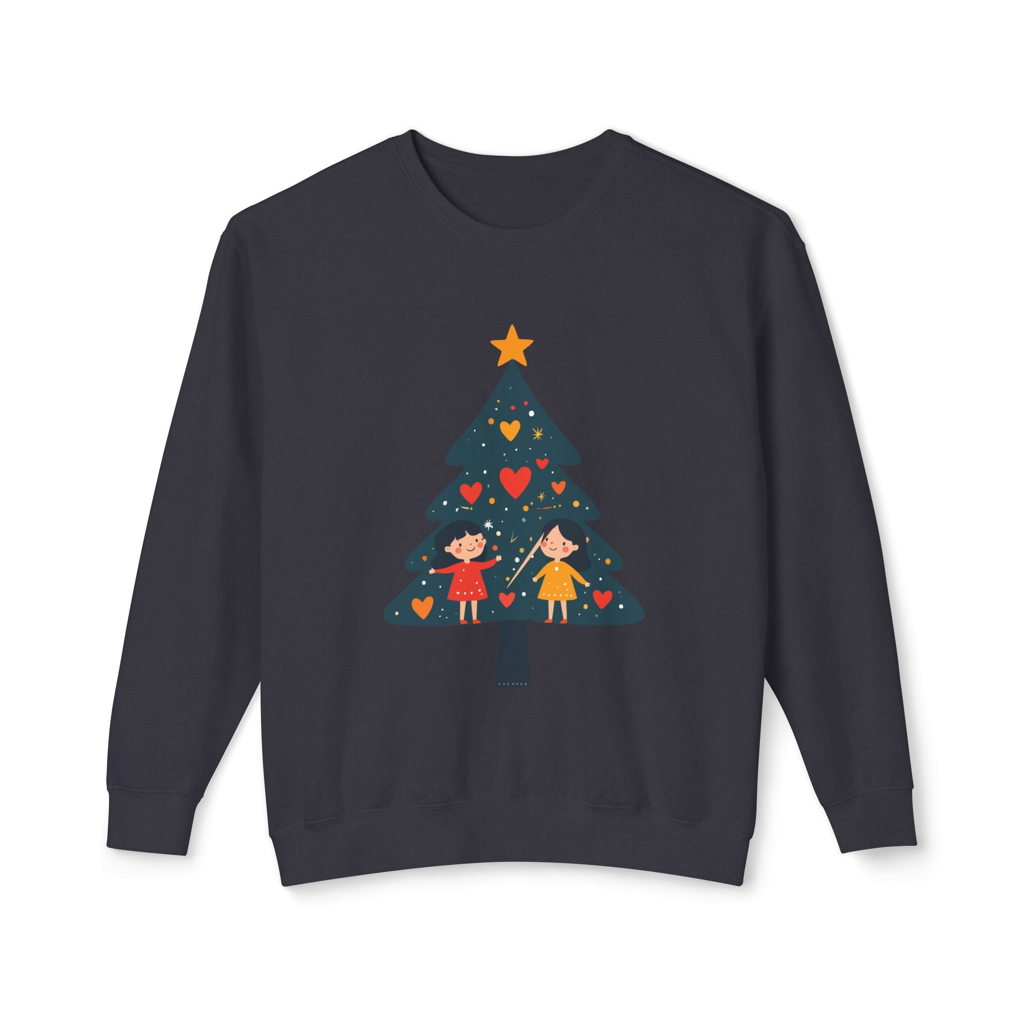 Christmas Tree Sweatshirt — Cute Kids Holiday Tree Design