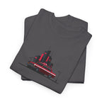 City Night Cruise Tee Retro Car & Neon Skyline Graphic Shirt