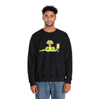 Floral Garden Snail Sweatshirt Cute Spring Nature Crewneck