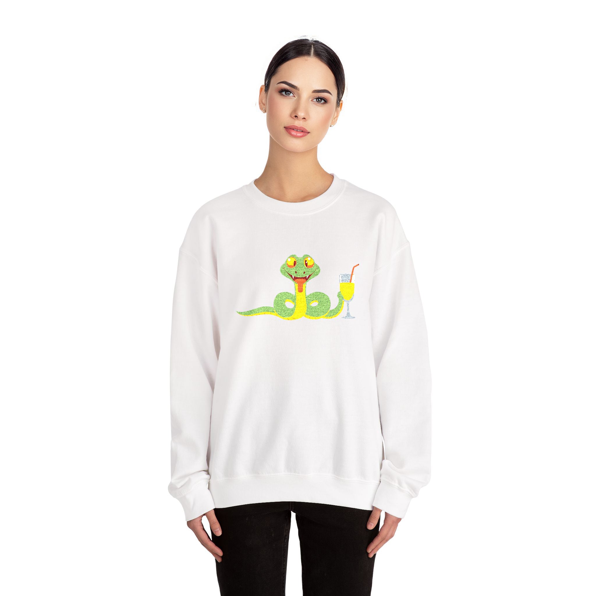 Floral Garden Snail Sweatshirt Cute Spring Nature Crewneck