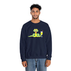 Floral Garden Snail Sweatshirt Cute Spring Nature Crewneck